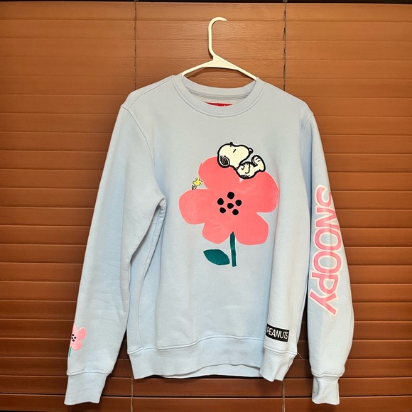 Peanuts Snoopy light blue sweater - Picture 1 of 4